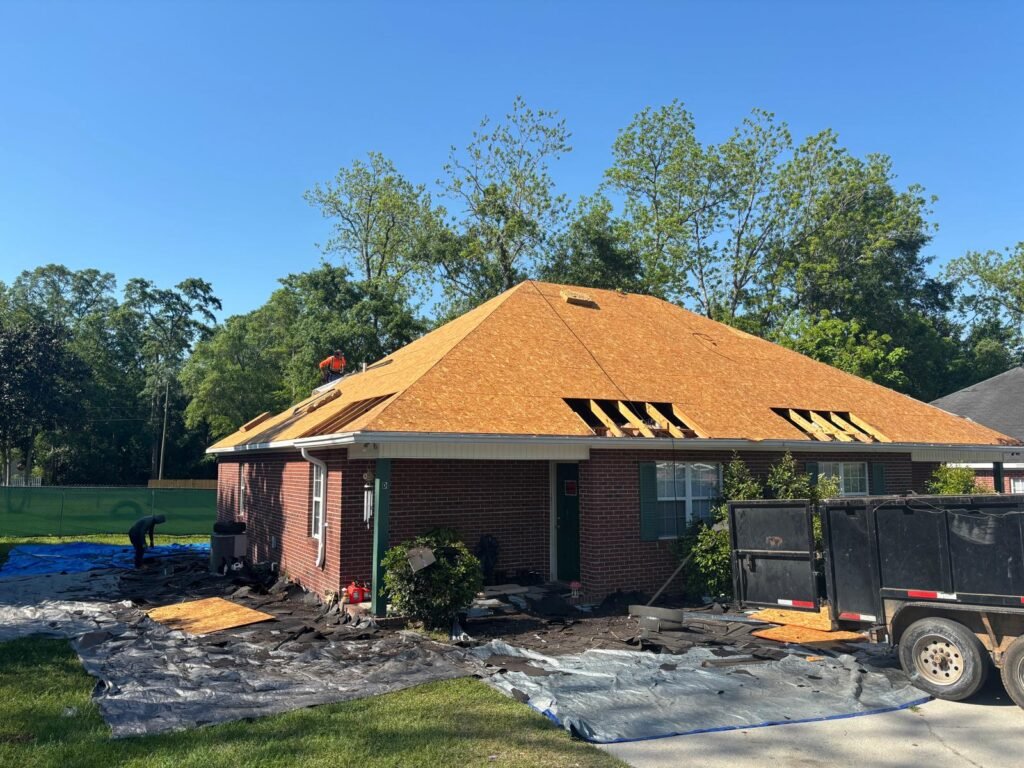 Roof replacement project — AA Home Improvements Statesboro GA